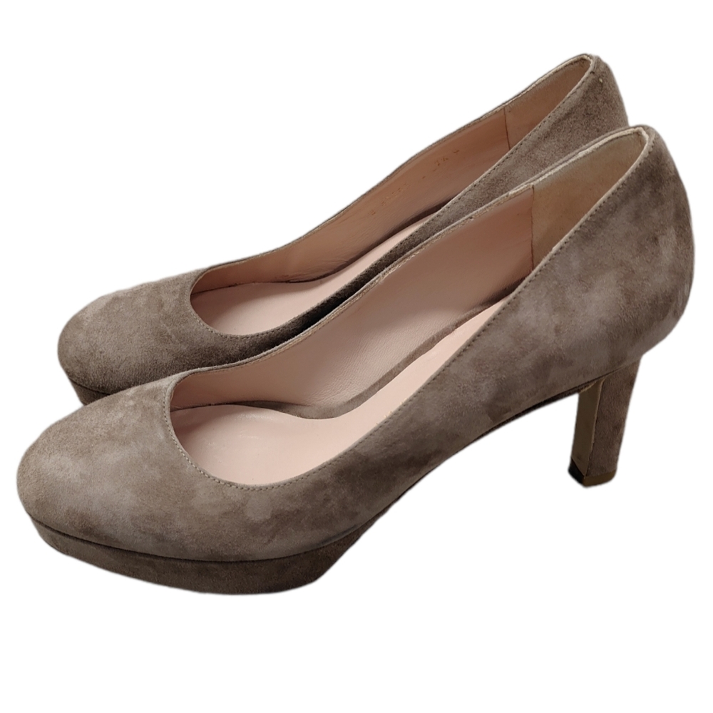 Stuart Weitzman Larsa Suede Pump Heels Sz 7.5